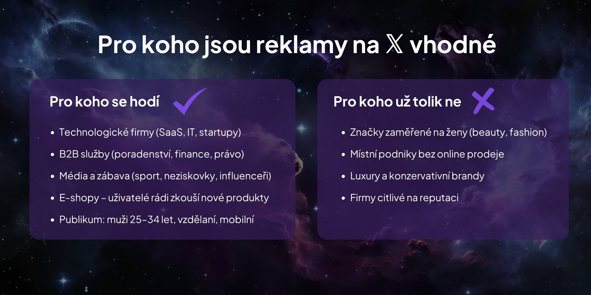 vhodnost x reklam