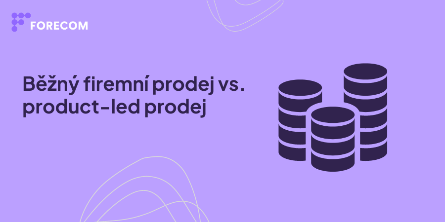 Běžný firemní prodej vs. product-led prodej